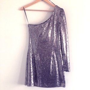 Highline Collective Silver Sequin Dress